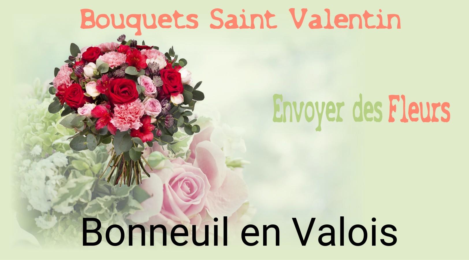 Roses de Saint-Valentin livrées à Bonneuil-en-Valois